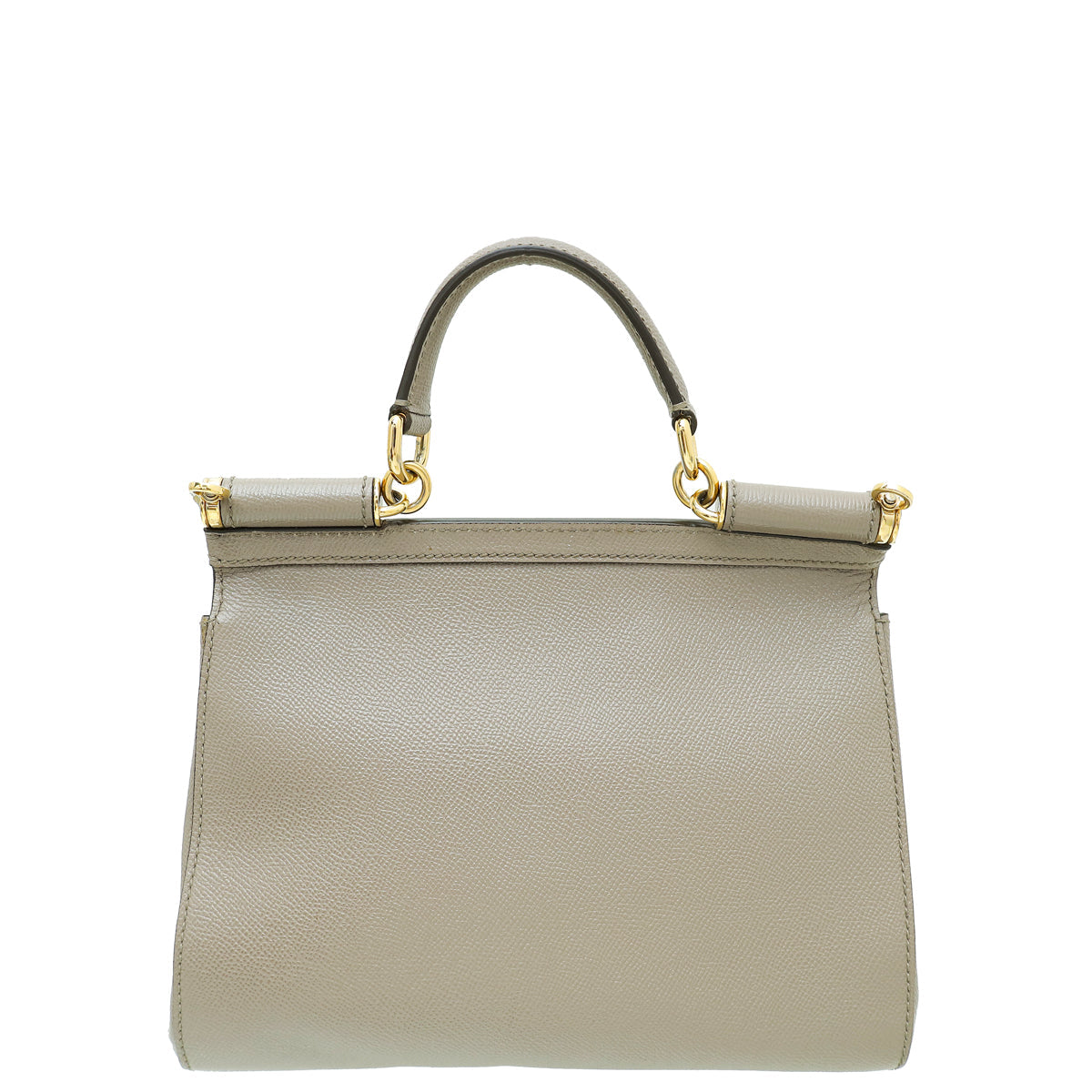 Dolce & Gabbana Grey Dauphine Sicily Medium Bag