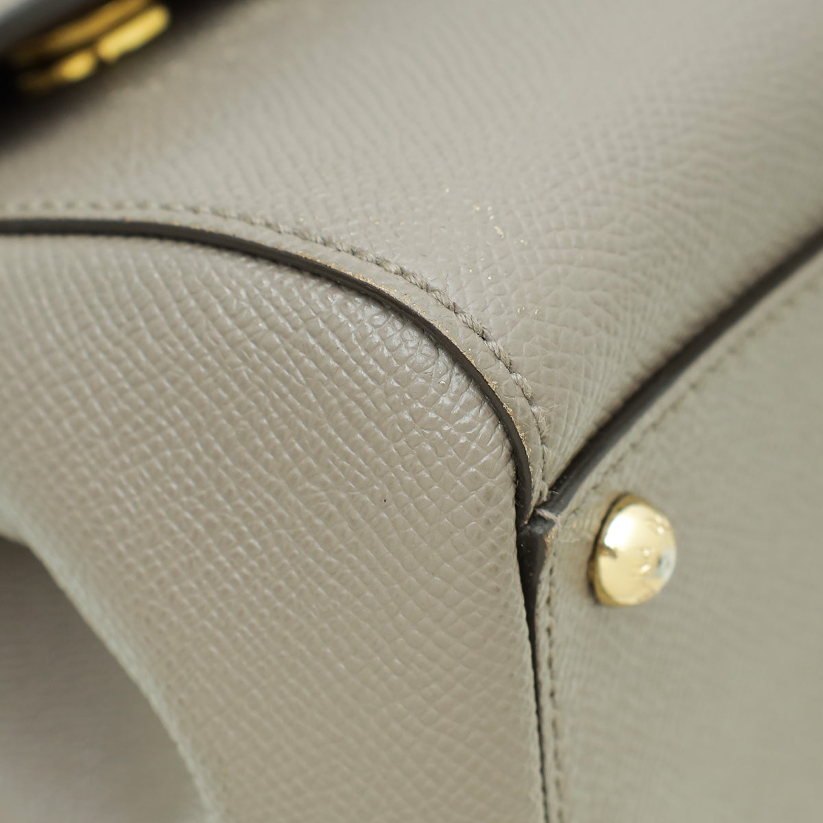 Dolce & Gabbana Grey Dauphine Sicily Medium Bag