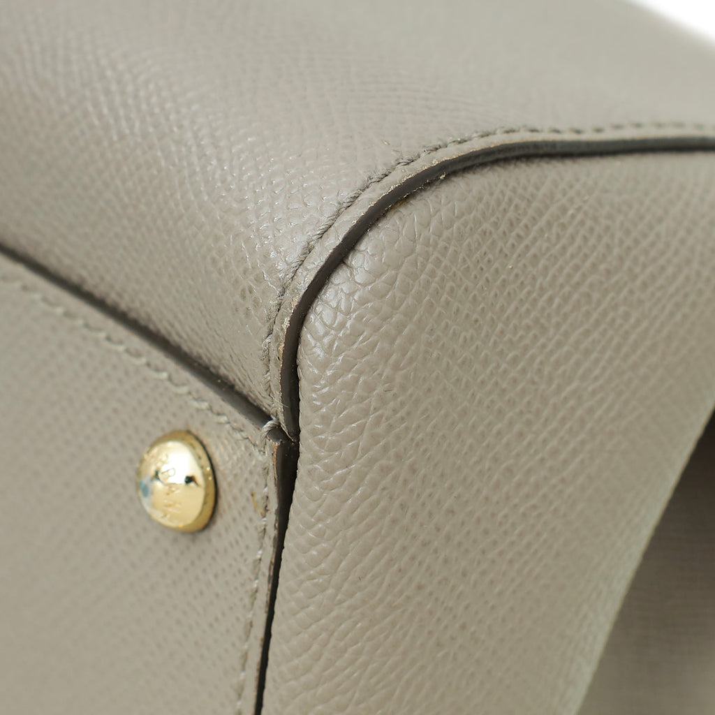 Dolce & Gabbana Grey Dauphine Sicily Medium Bag