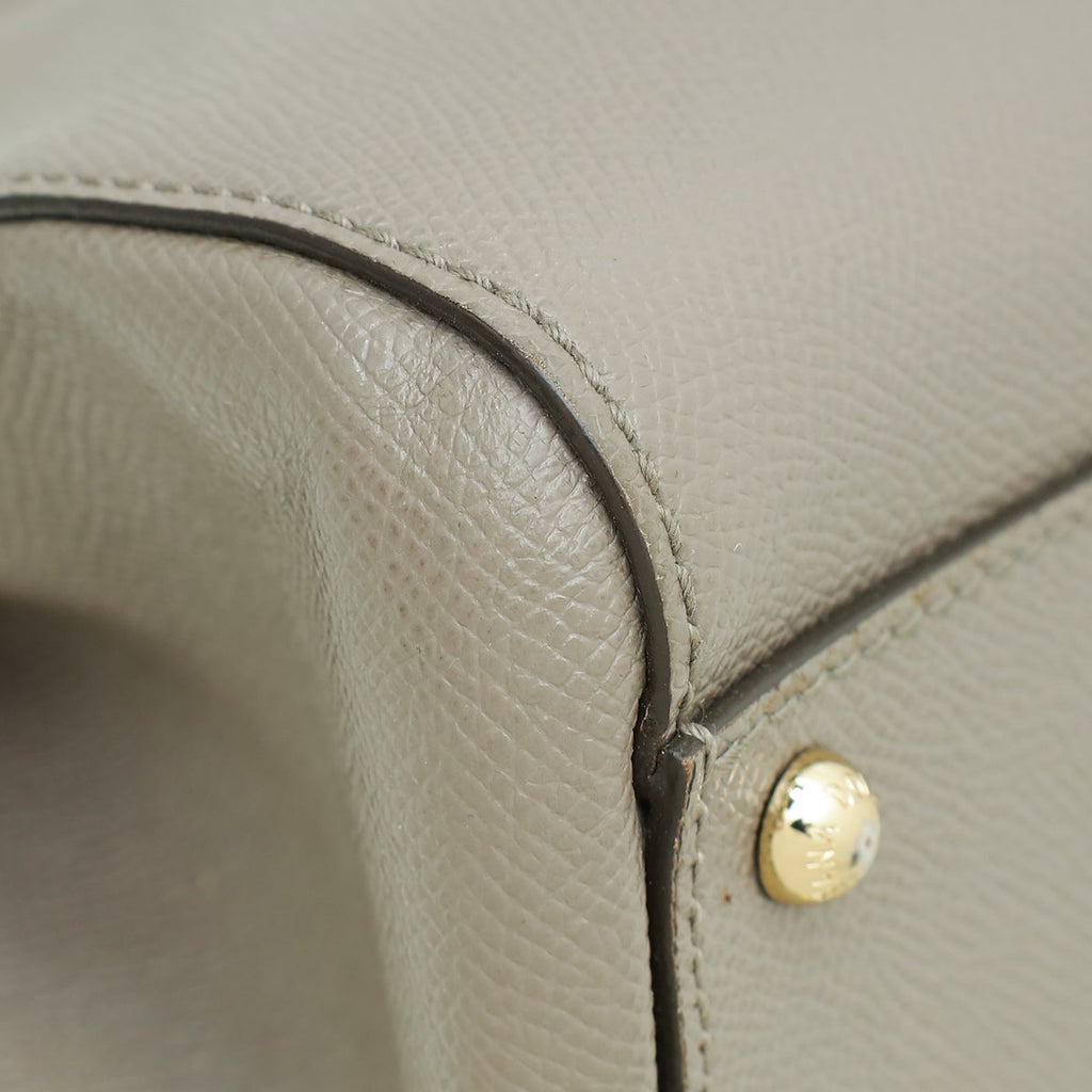 Dolce & Gabbana Grey Dauphine Sicily Medium Bag