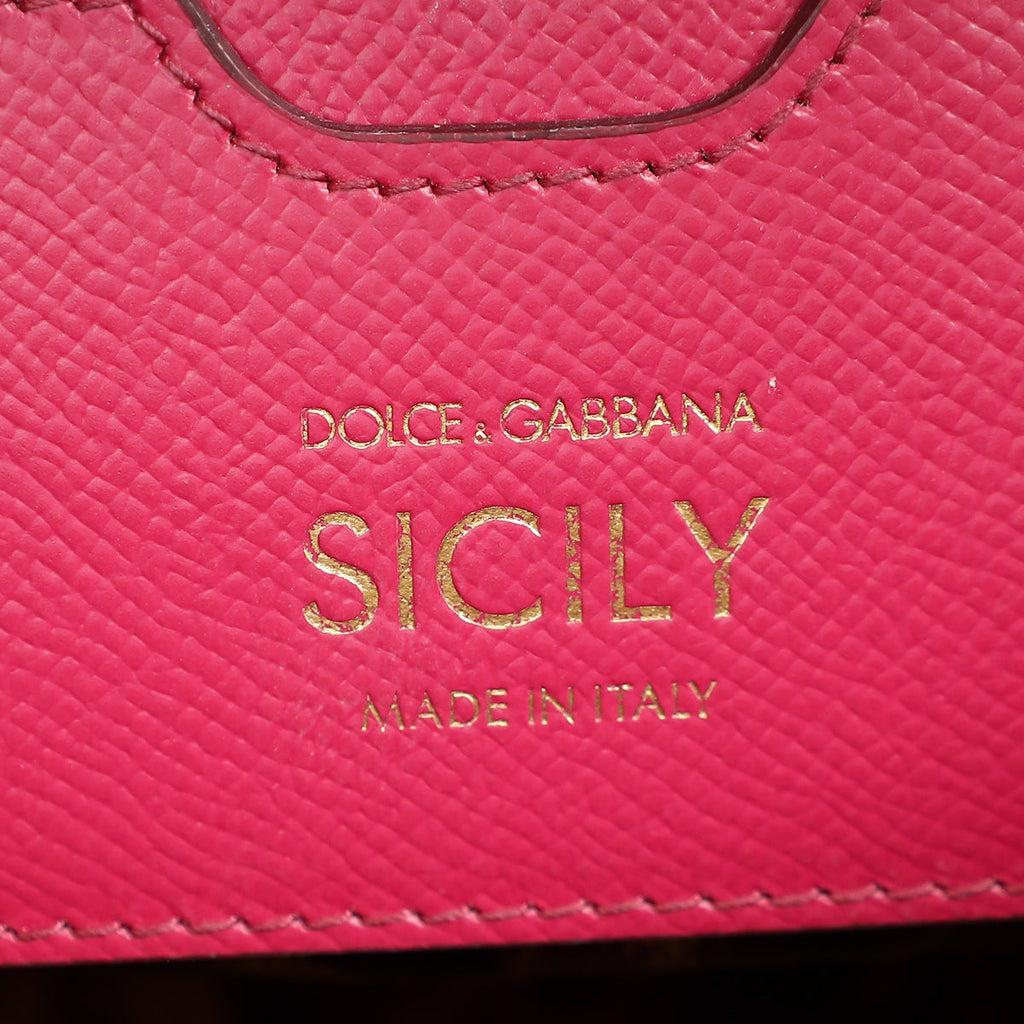 Dolce & Gabbana Fuchsia Sicily Medium Bag