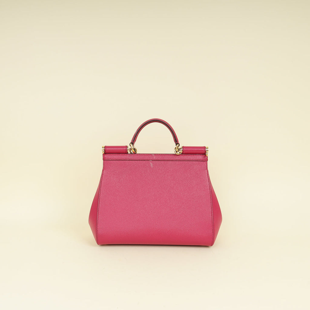 Dolce & Gabbana Fuchsia Sicily Medium Bag