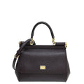 Dolce & Gabbana Burgundy Dauphine Sicily Small Bag