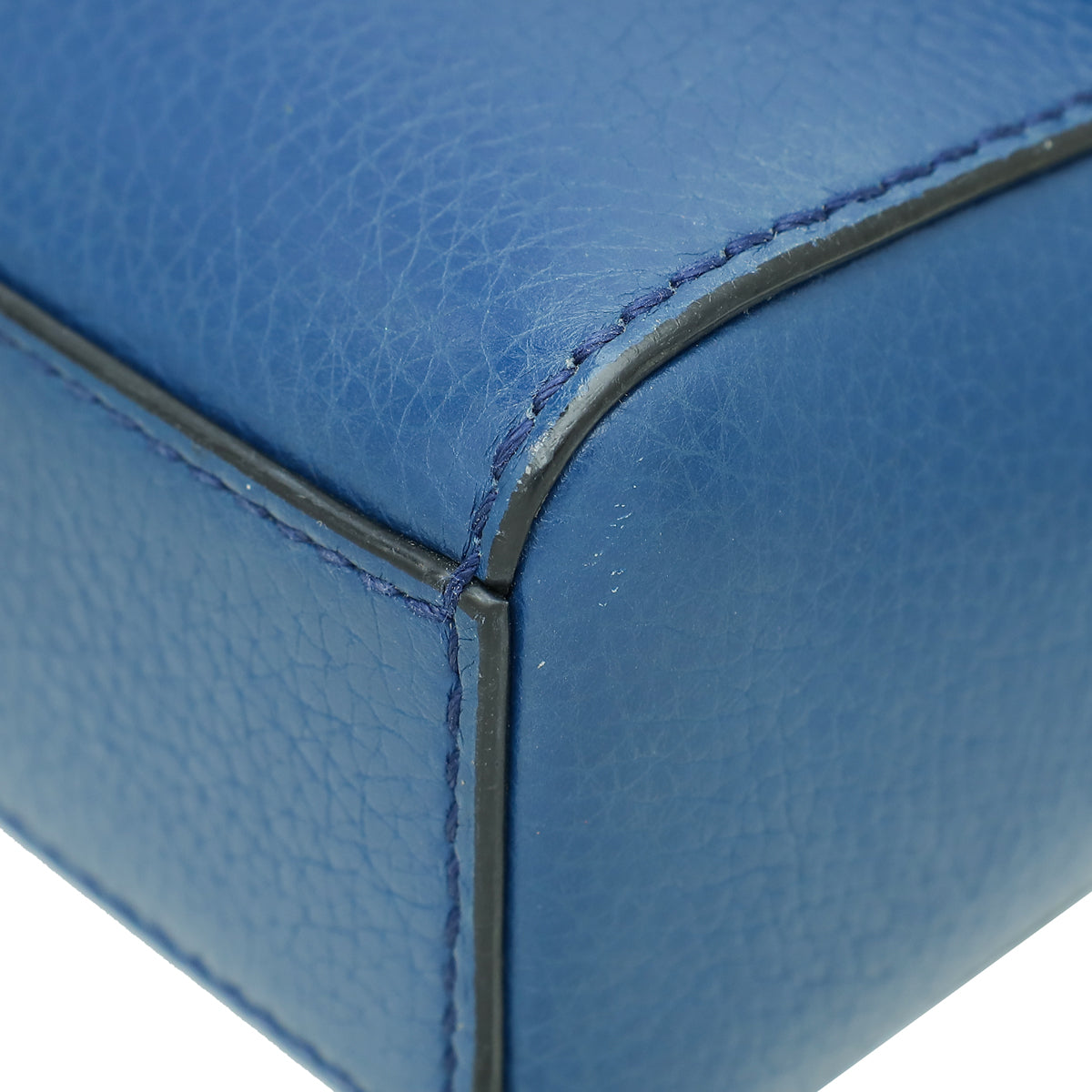 Dolce & Gabbana Blue Padlock Flap Shoulder Bag