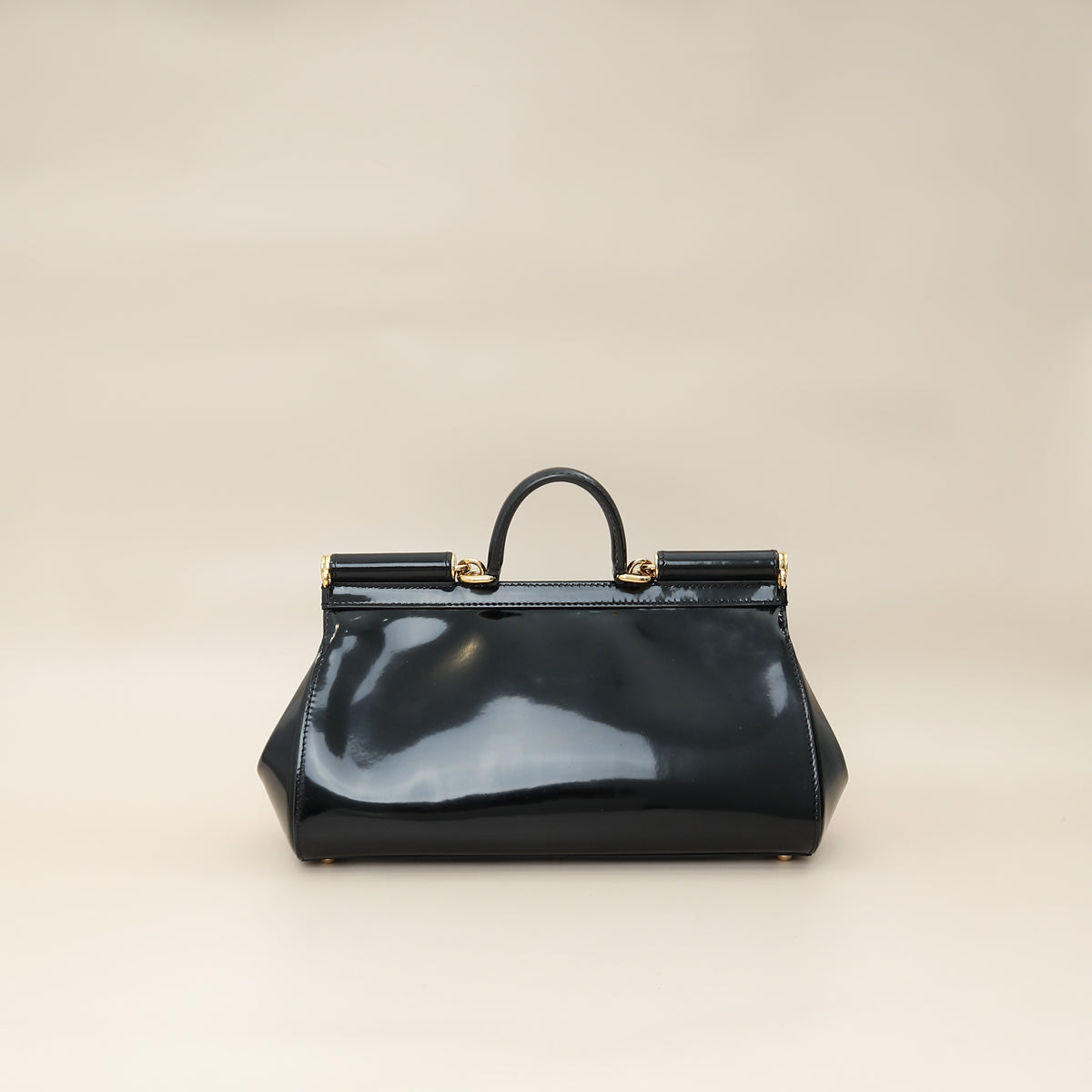 Dolce & Gabbana Black Elongated  Sicily Bag