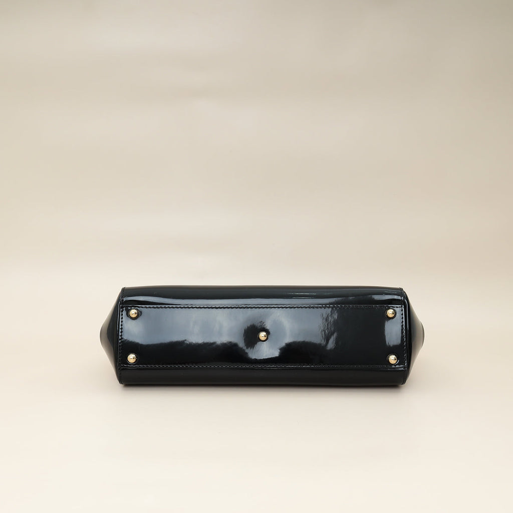 Dolce & Gabbana Black Elongated  Sicily Bag