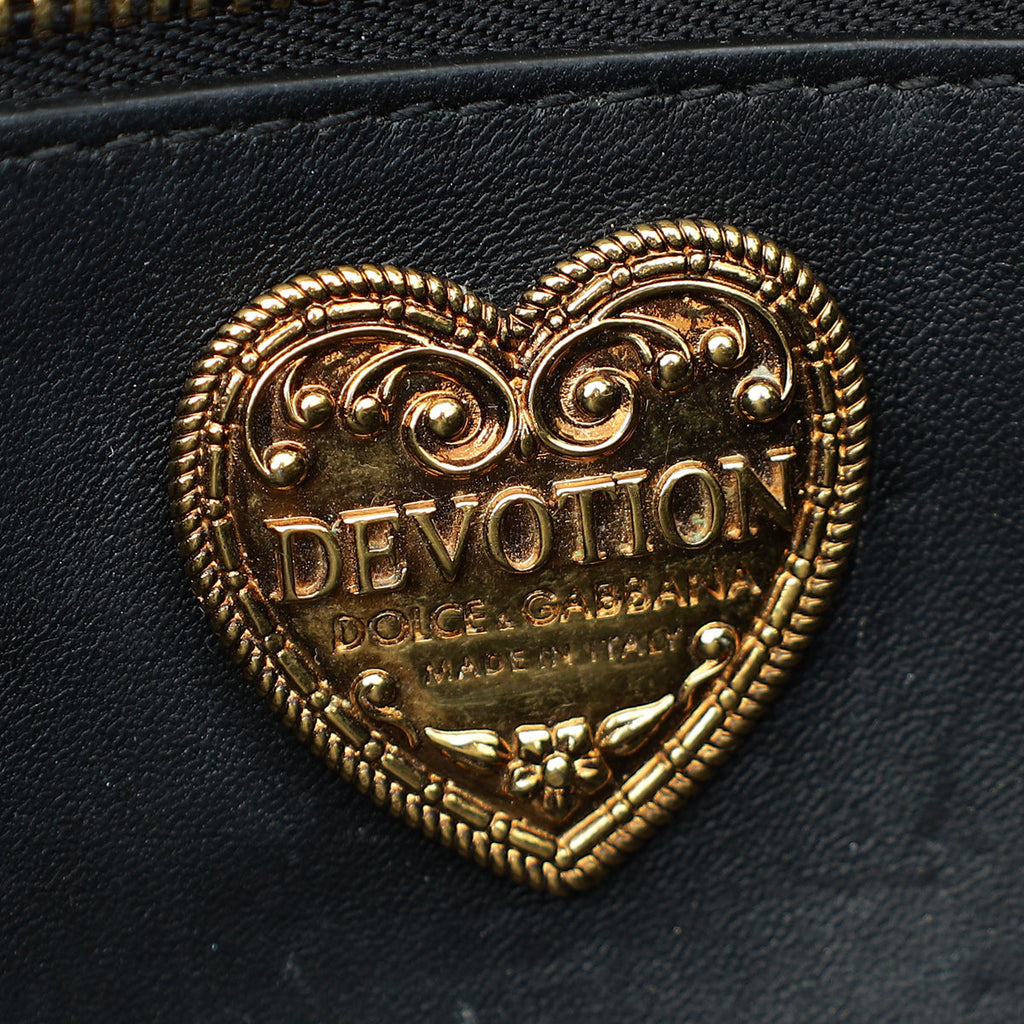 Dolce & Gabbana Bronze Devotion Flap Bag