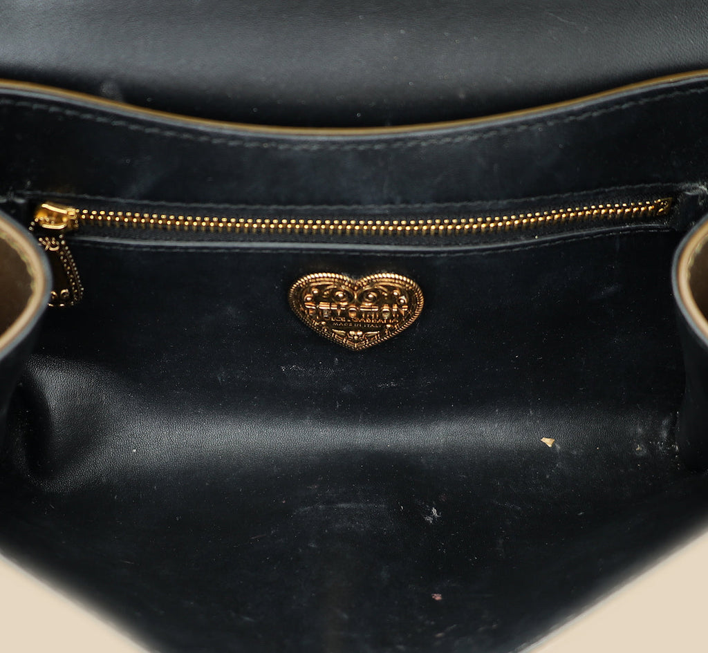 Dolce & Gabbana Bronze Devotion Flap Bag