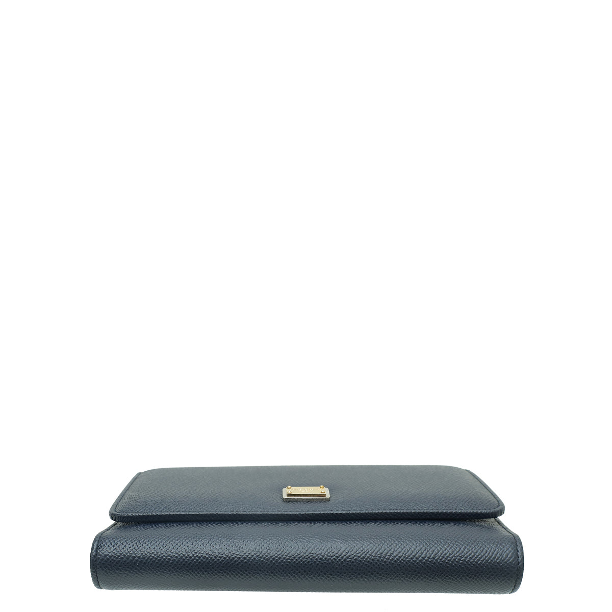 Dolce & Gabbana Indigo Blue Dauphine Smart Gloss Chain Bag