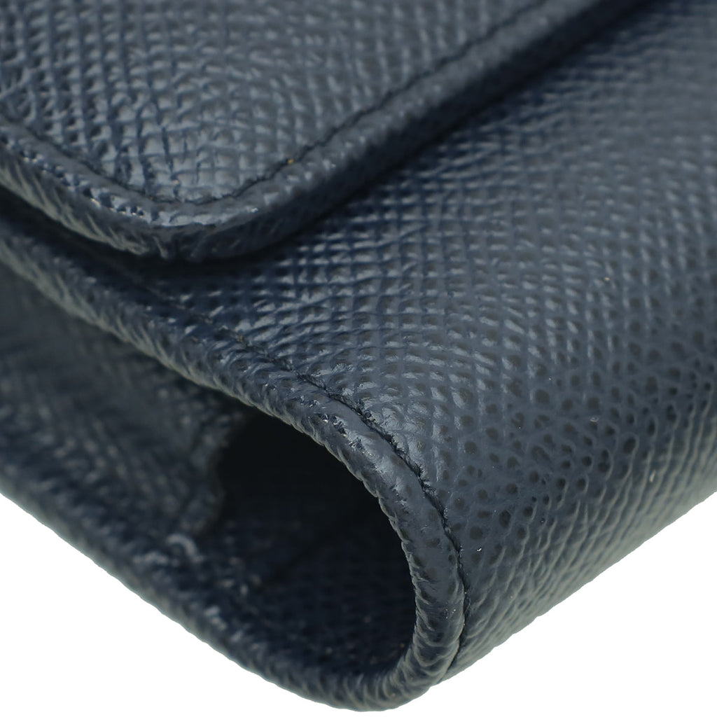 Dolce & Gabbana Indigo Blue Dauphine Smart Gloss Chain Bag