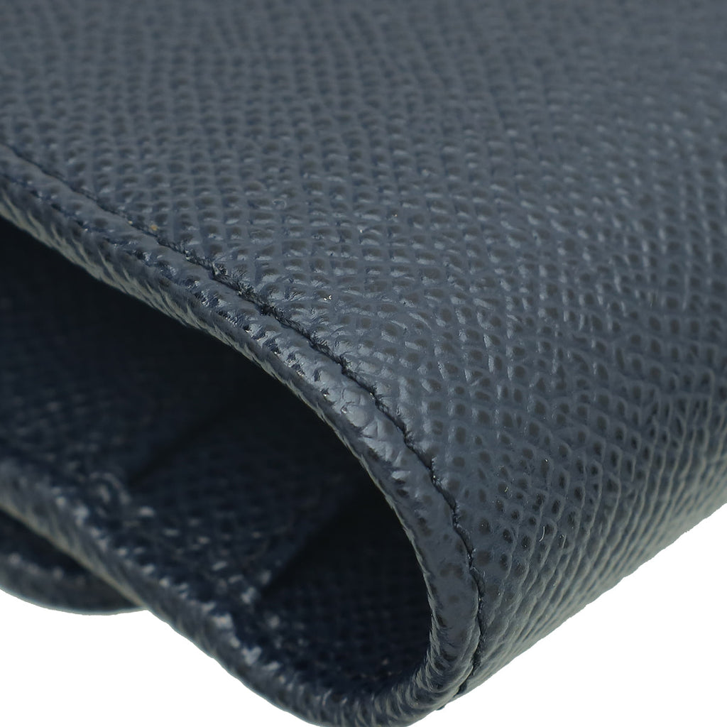Dolce & Gabbana Indigo Blue Dauphine Smart Gloss Chain Bag