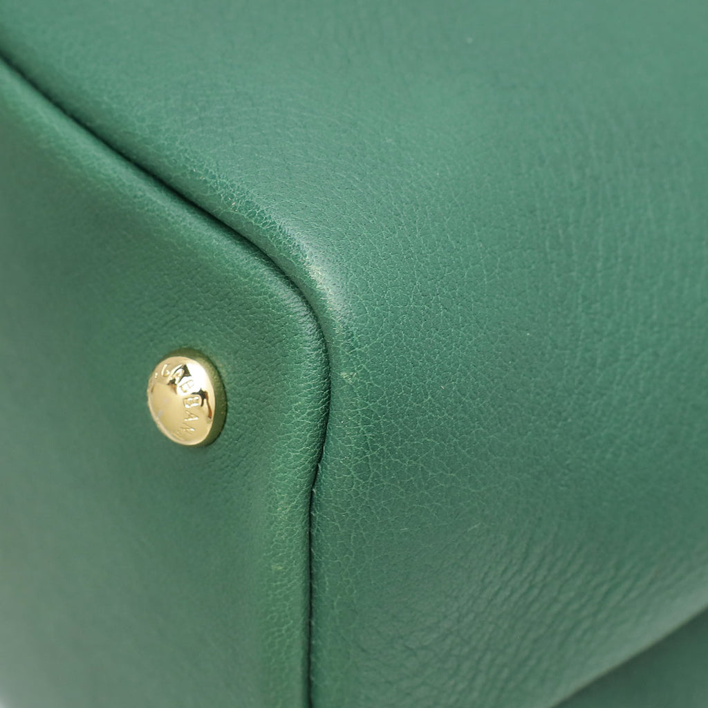 Dolce & Gabbana Dark Green Front Pocket Tote Bag