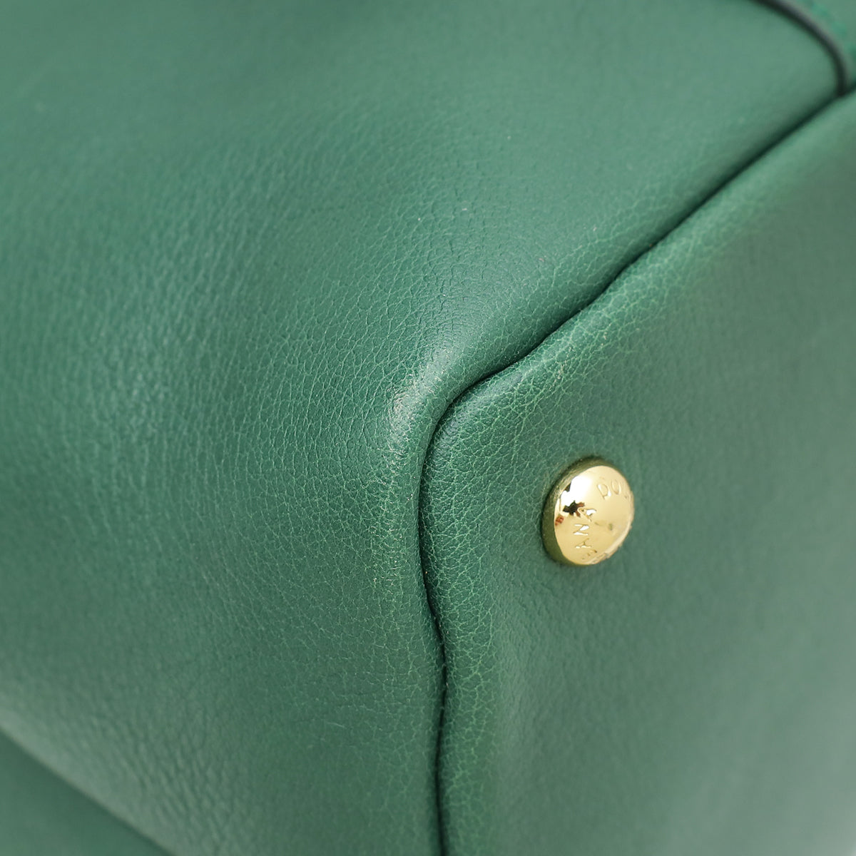 Dolce & Gabbana Dark Green Front Pocket Tote Bag