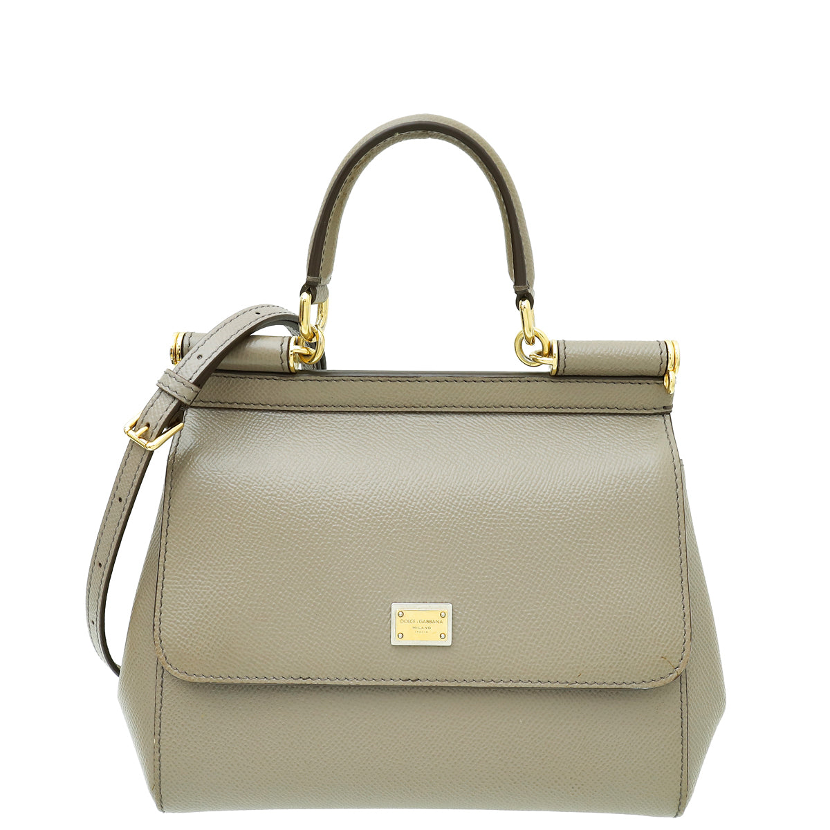 Dolce & Gabbana Grey Dauphine Sicily Small Bag