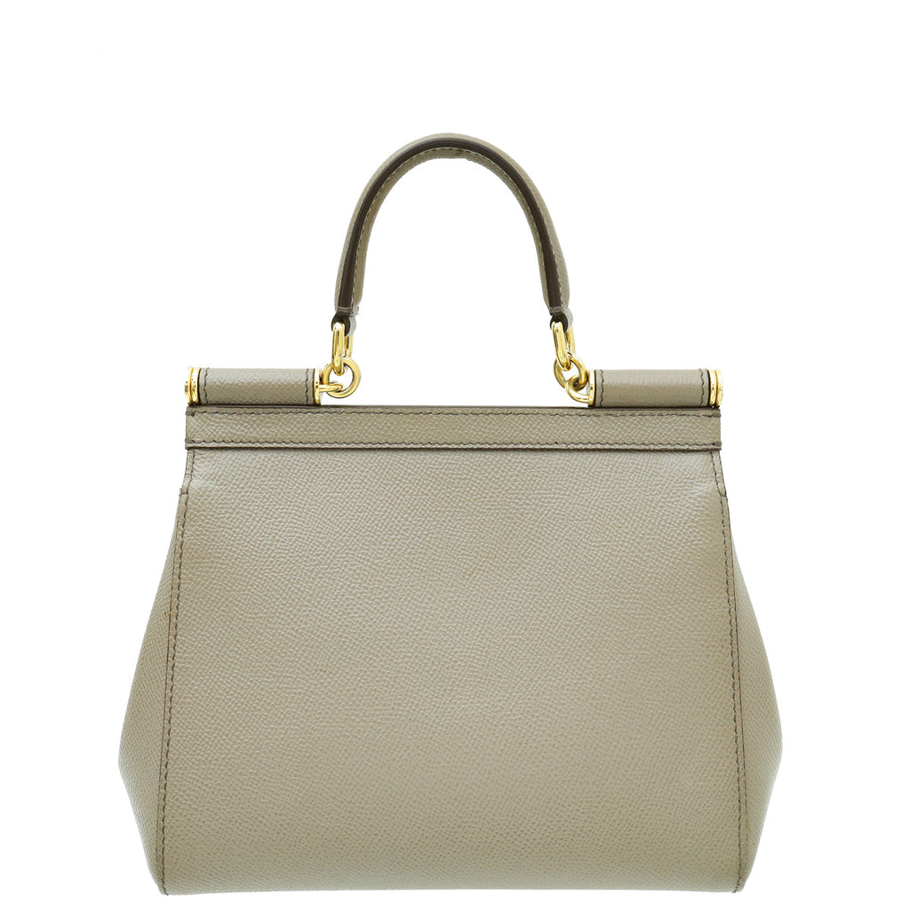 Dolce & Gabbana Grey Dauphine Sicily Small Bag