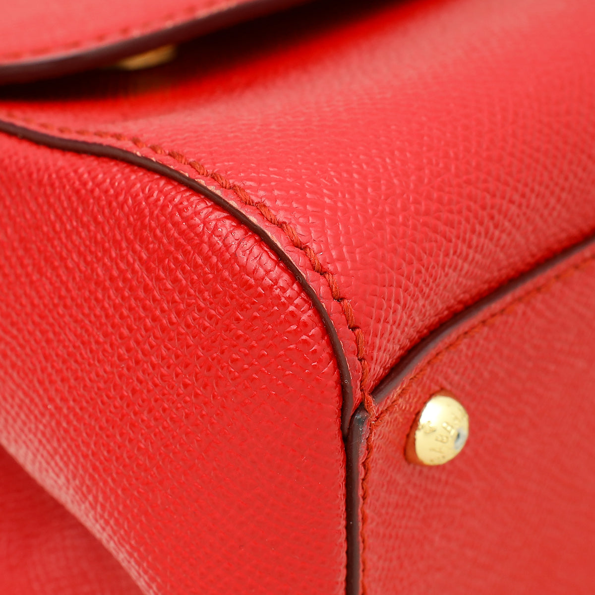 Dolce & Gabbana Red Dauphine Sicily Medium Flap Bag
