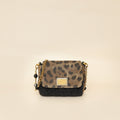 Dolce & Gabbana Brown Leopard Print Clutch Bag