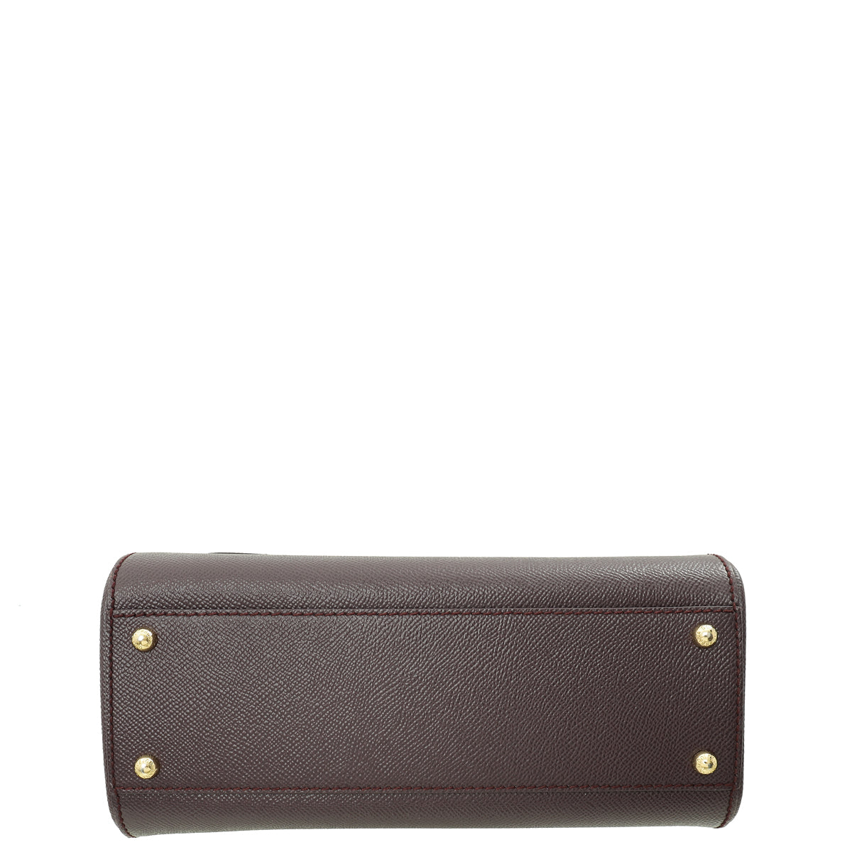 Dolce & Gabbana Burgundy Sicily Dauphine Medium Bag