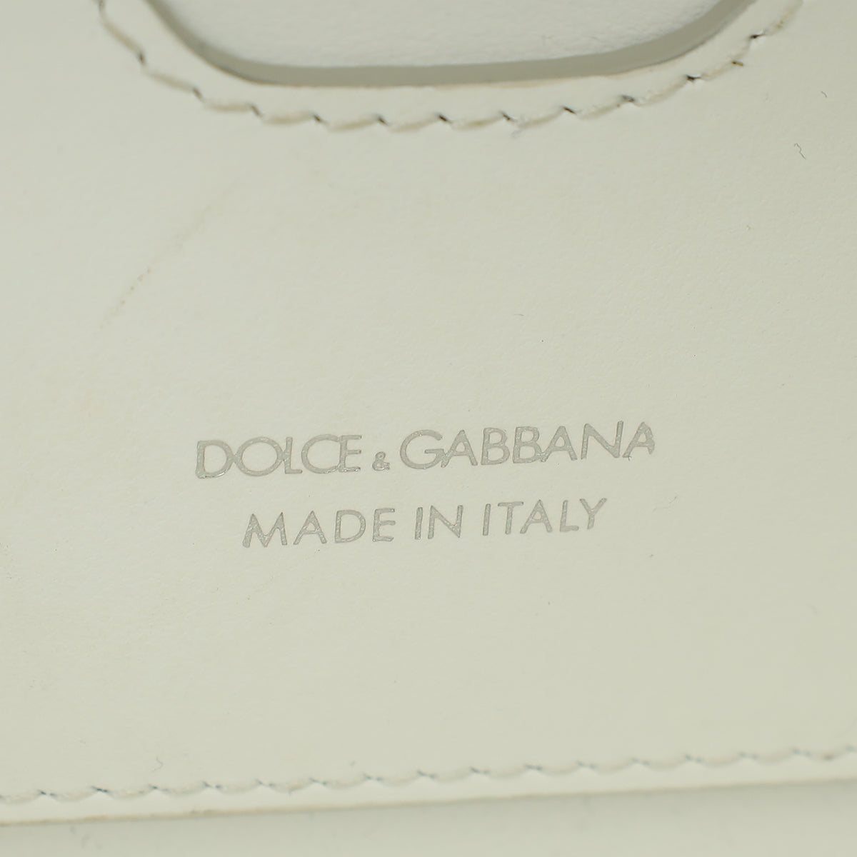 Dolce & Gabbana White 3.5 Top-Handle Bag