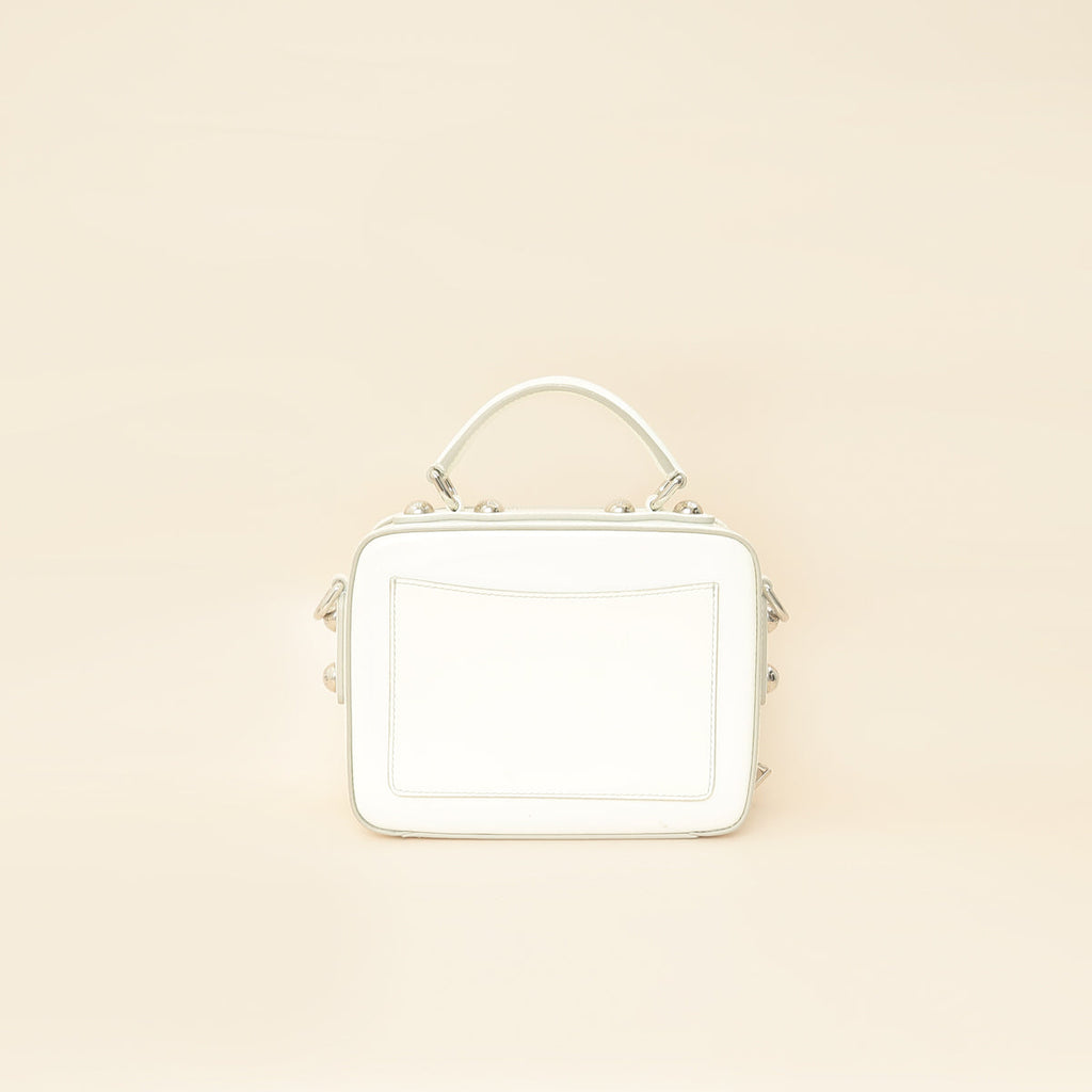 Dolce & Gabbana White 3.5 Top-Handle Bag