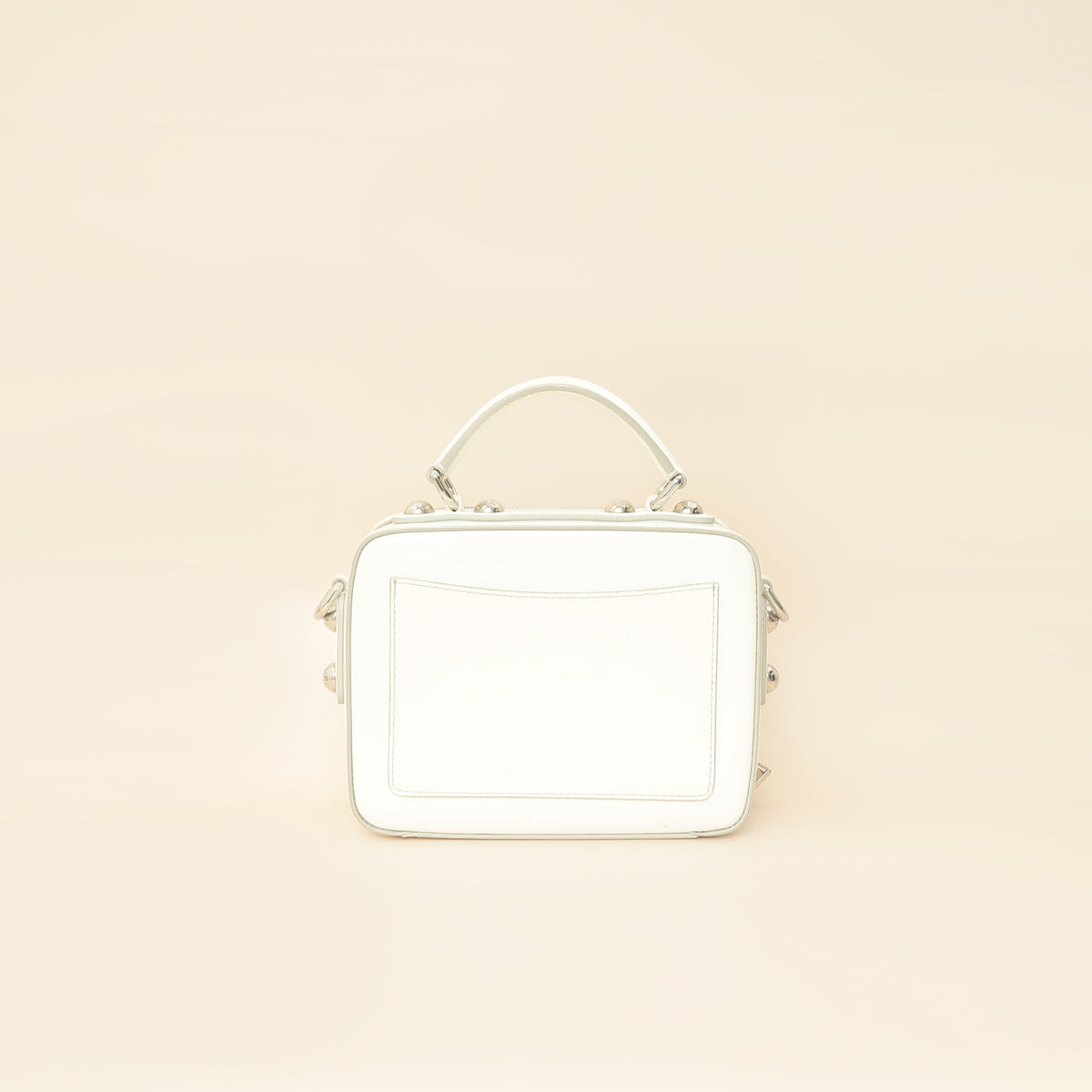 Dolce & Gabbana White 3.5 Top-Handle Bag