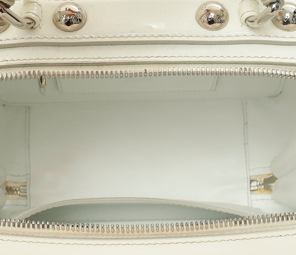 Dolce & Gabbana White 3.5 Top-Handle Bag