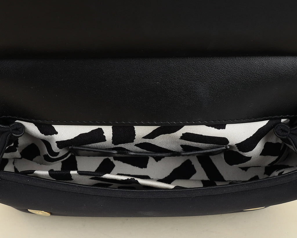 Dolce & Gabbana Black Neoprene Sicily Small Bag