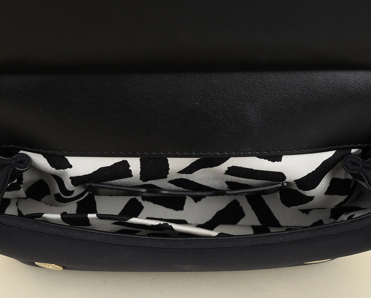 Dolce & Gabbana Black Neoprene Sicily Small Bag