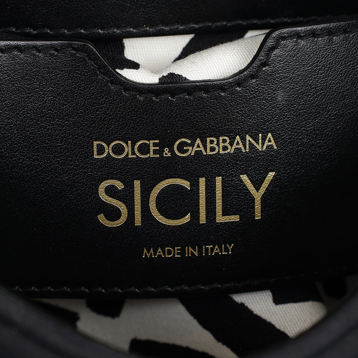 Dolce & Gabbana Black Neoprene Sicily Small Bag