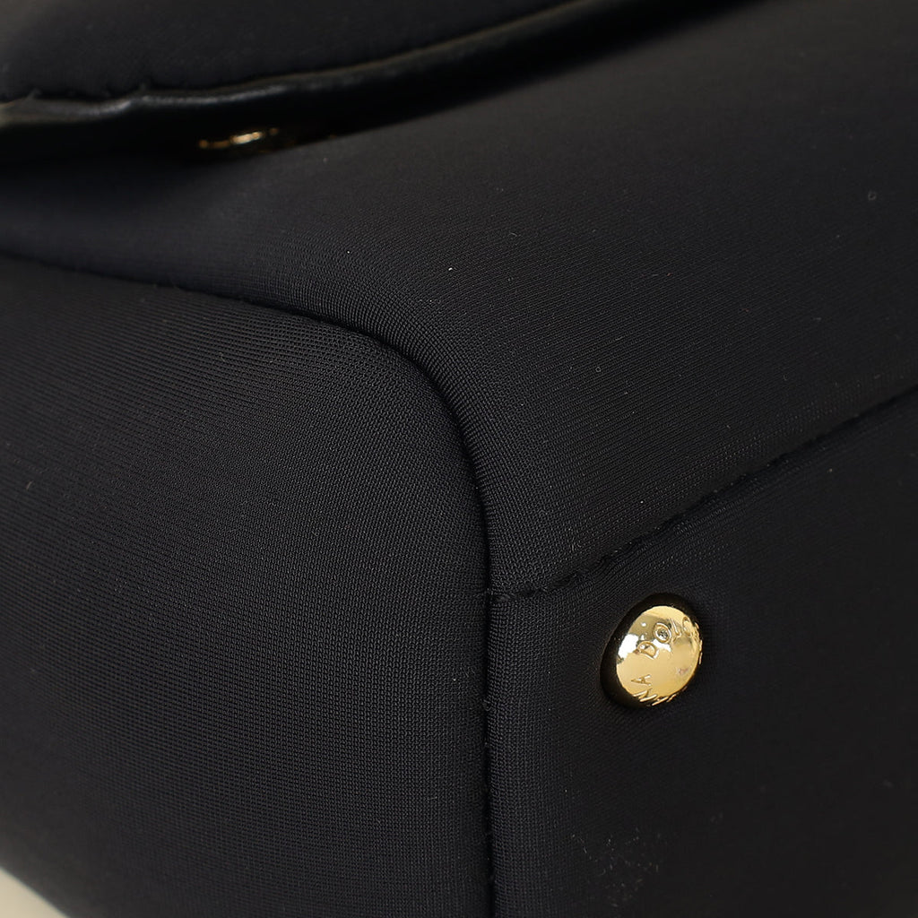 Dolce & Gabbana Black Neoprene Sicily Small Bag