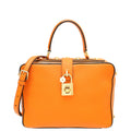 Dolce & Gabbana Orange Rosaria Top Handle Bag