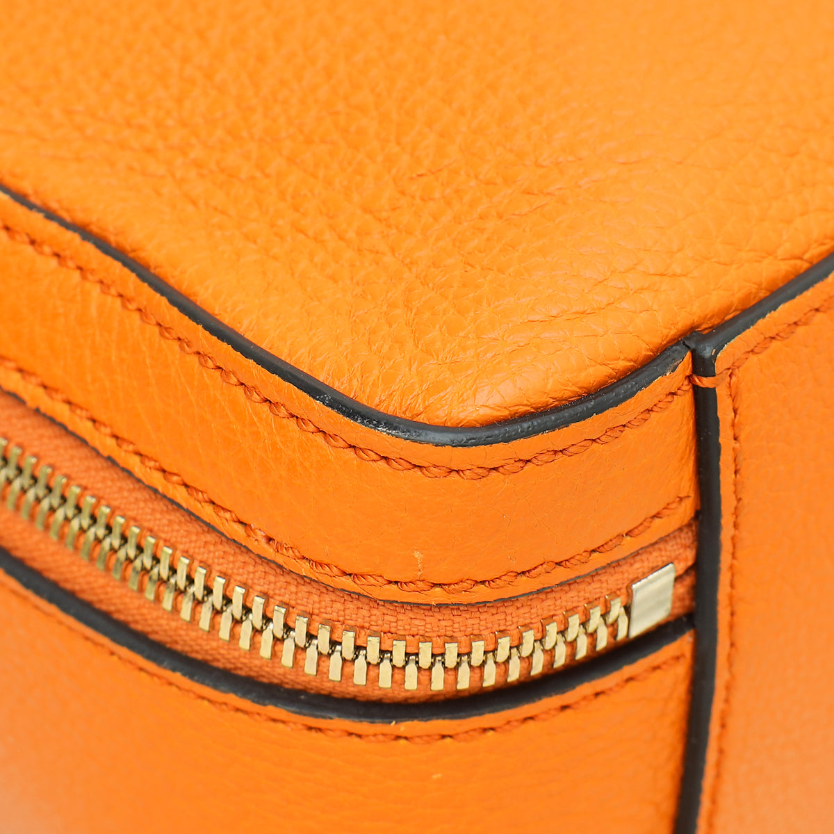 Dolce & Gabbana Orange Rosaria Top Handle Bag
