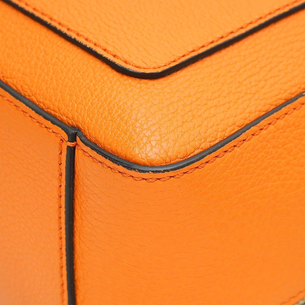 Dolce & Gabbana Orange Rosaria Top Handle Bag
