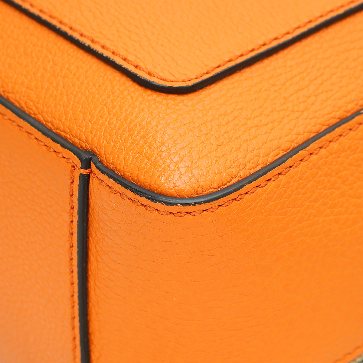 Dolce & Gabbana Orange Rosaria Top Handle Bag