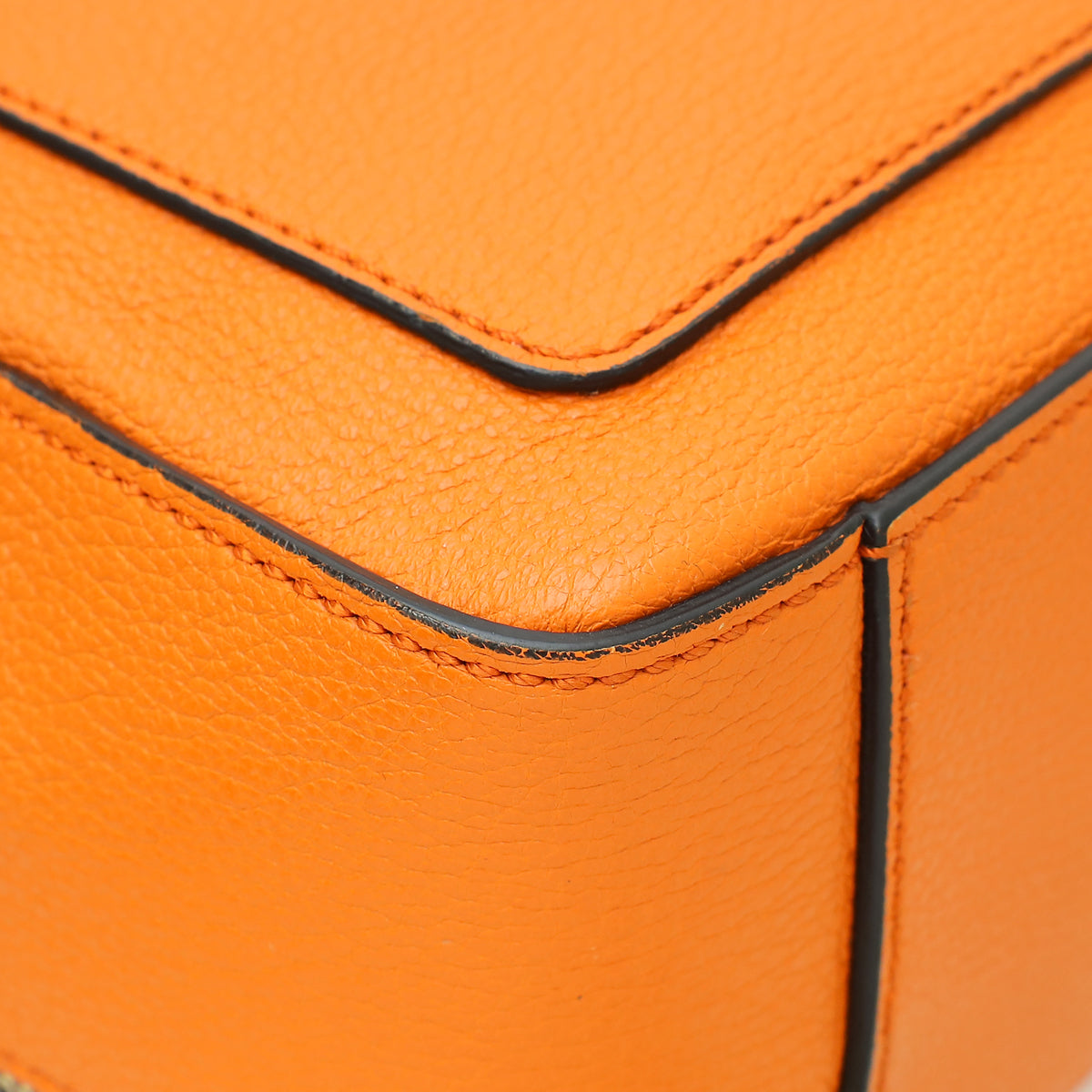 Dolce & Gabbana Orange Rosaria Top Handle Bag
