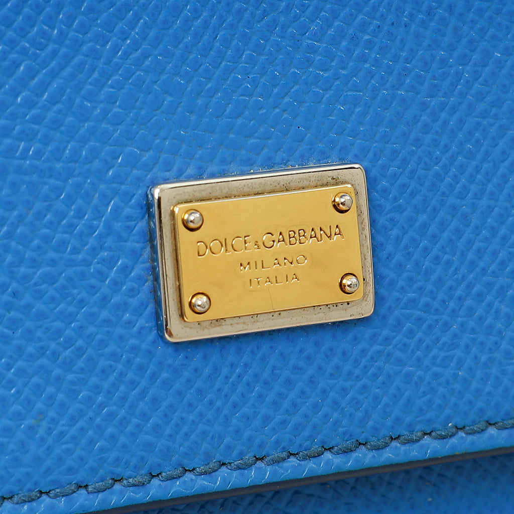 Dolce & Gabbana Royal Blue Sicily Small Bag