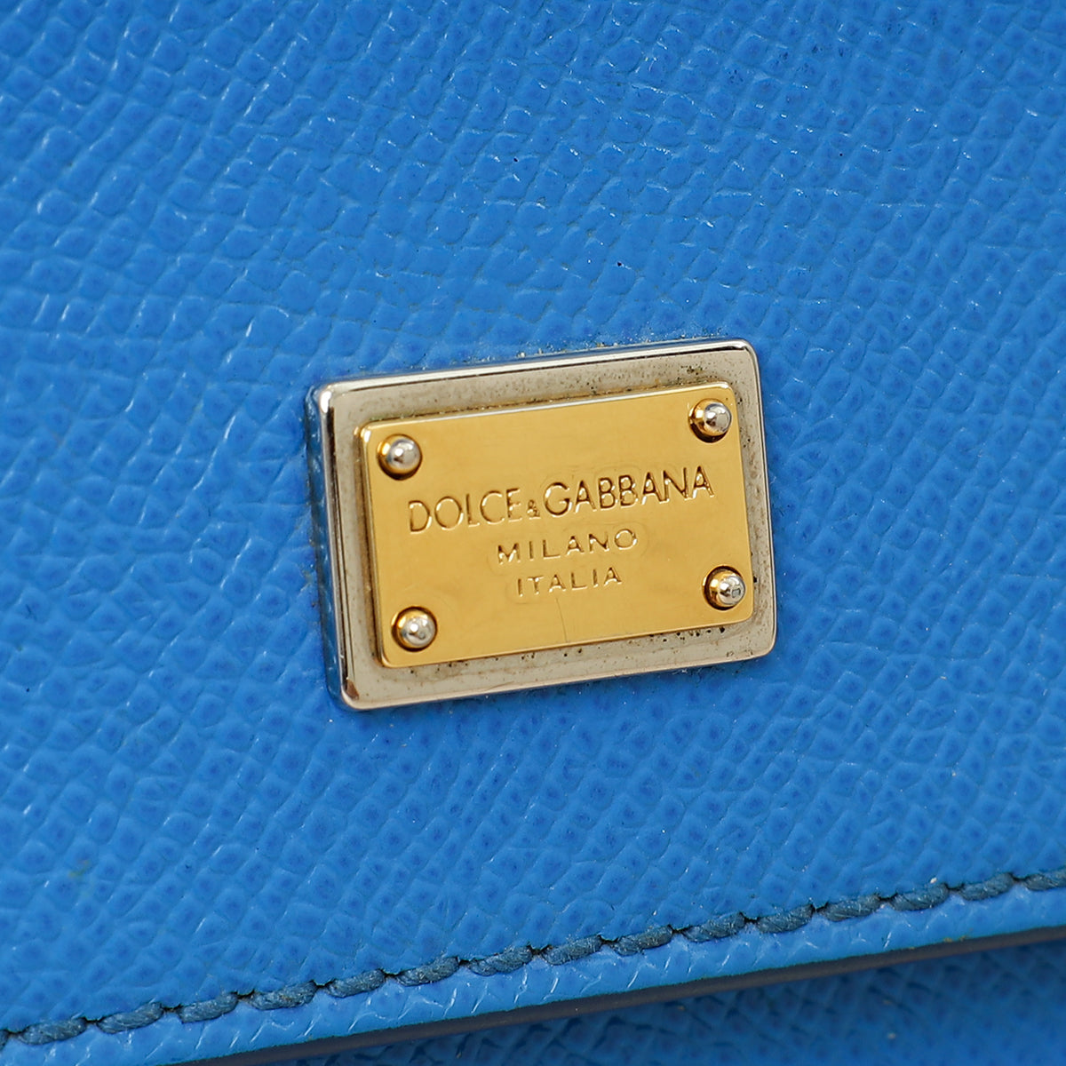 Dolce & Gabbana Royal Blue Sicily Small Bag