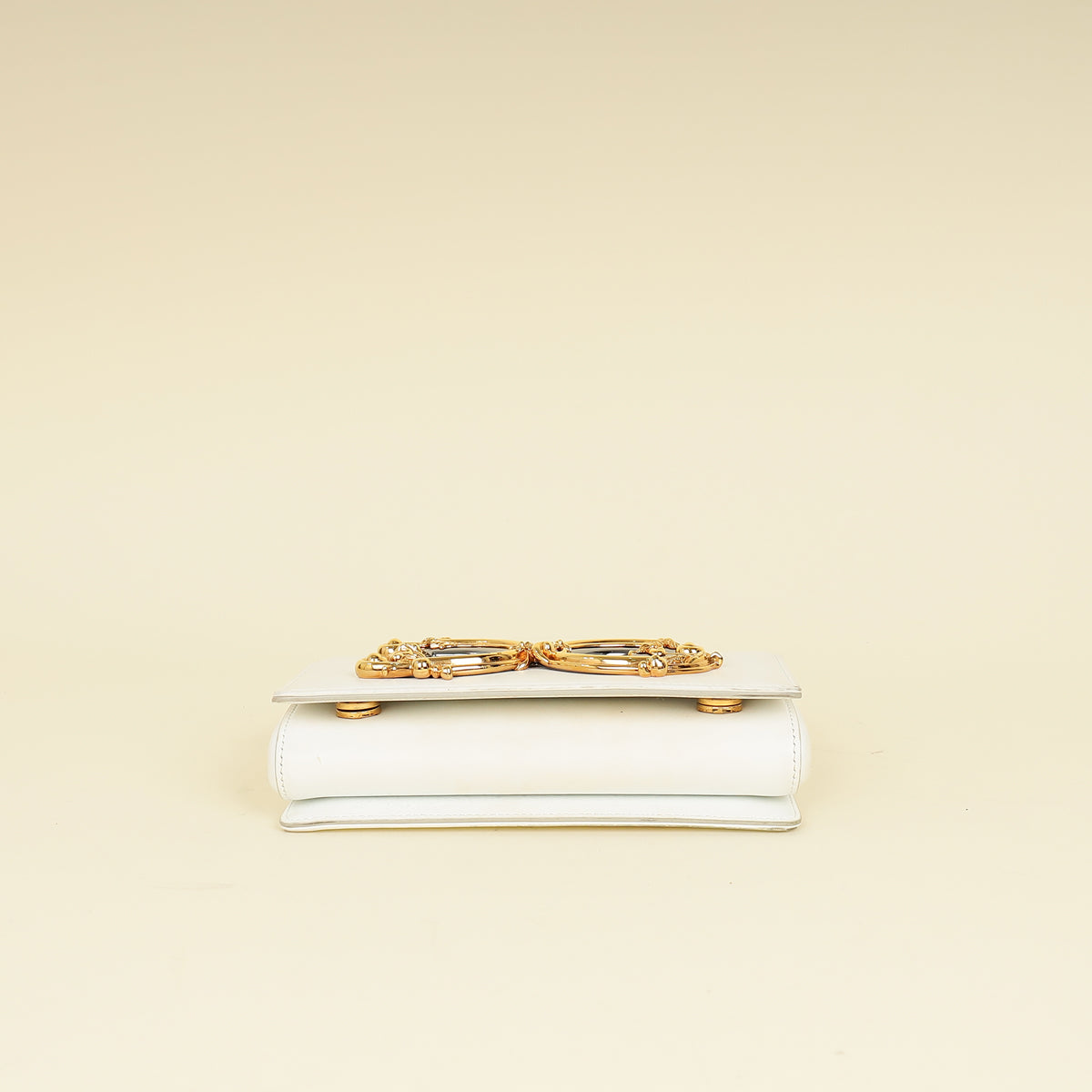 Dolce & Gabbana White DG Girl Phone Chain Bag