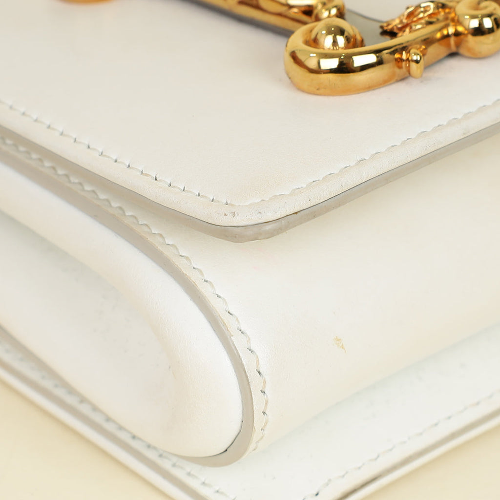Dolce & Gabbana White DG Girl Phone Chain Bag