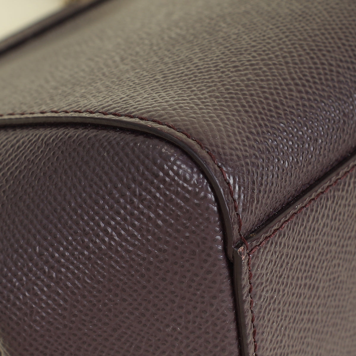 Dolce & Gabbana Dark Aubergine Dauphine Sicily Small Bag