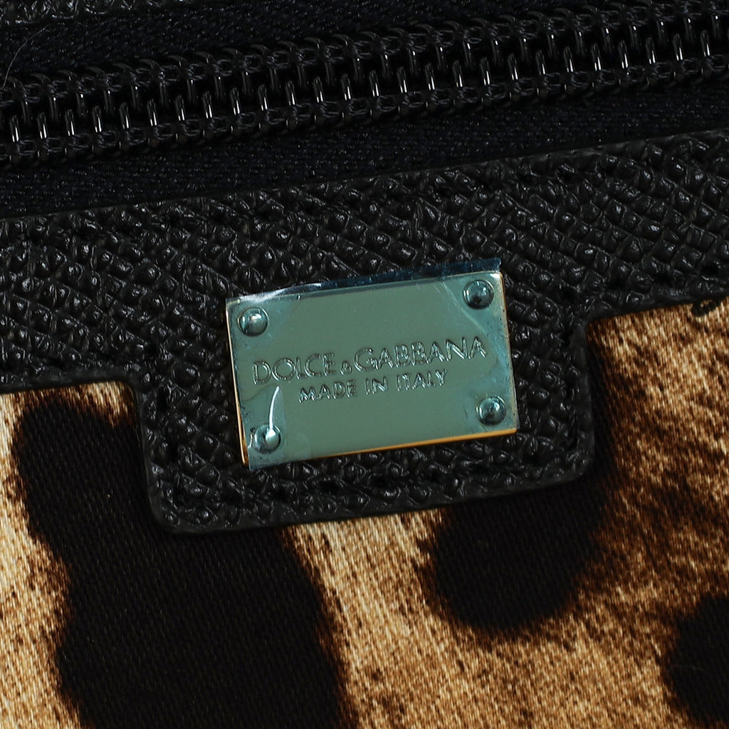 Dolce & Gabbana Black Trolley Luggage