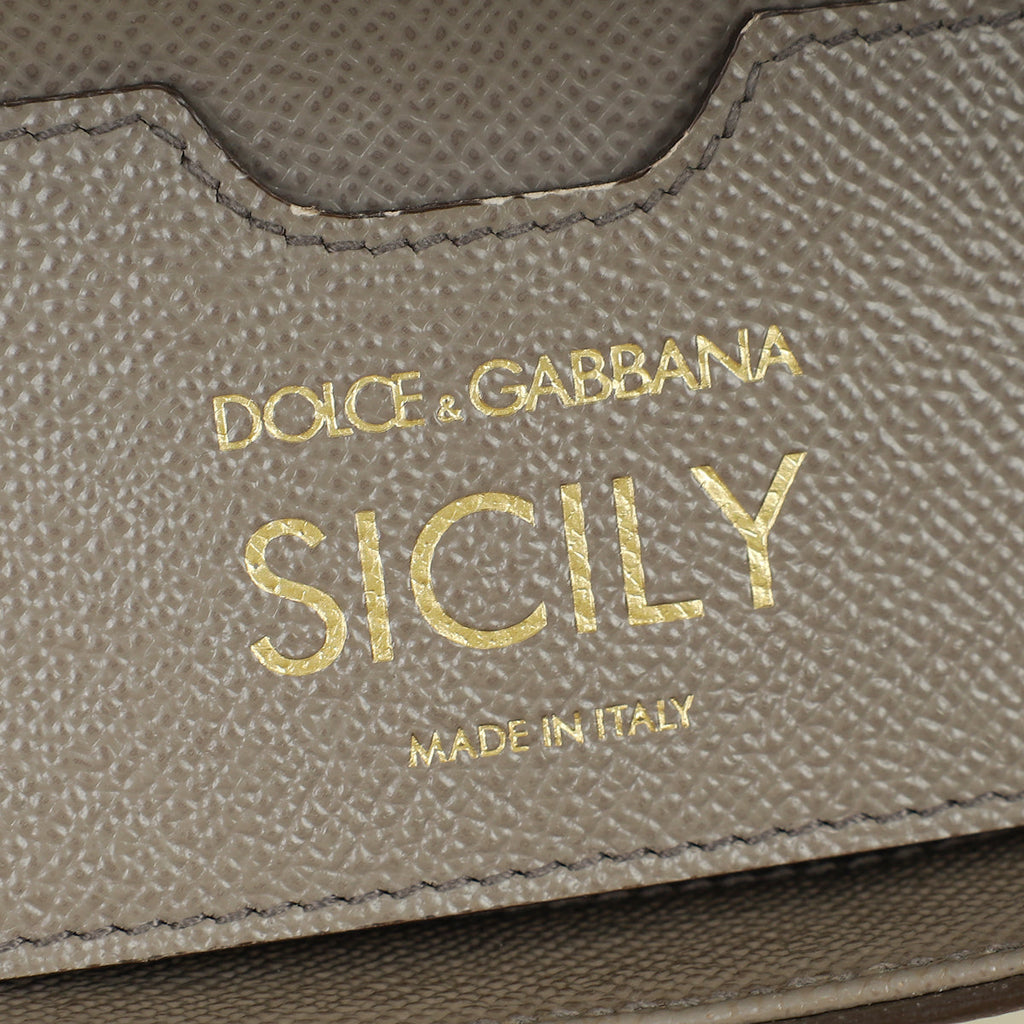 Dolce & Gabbana Gray Sicily Medium Bag