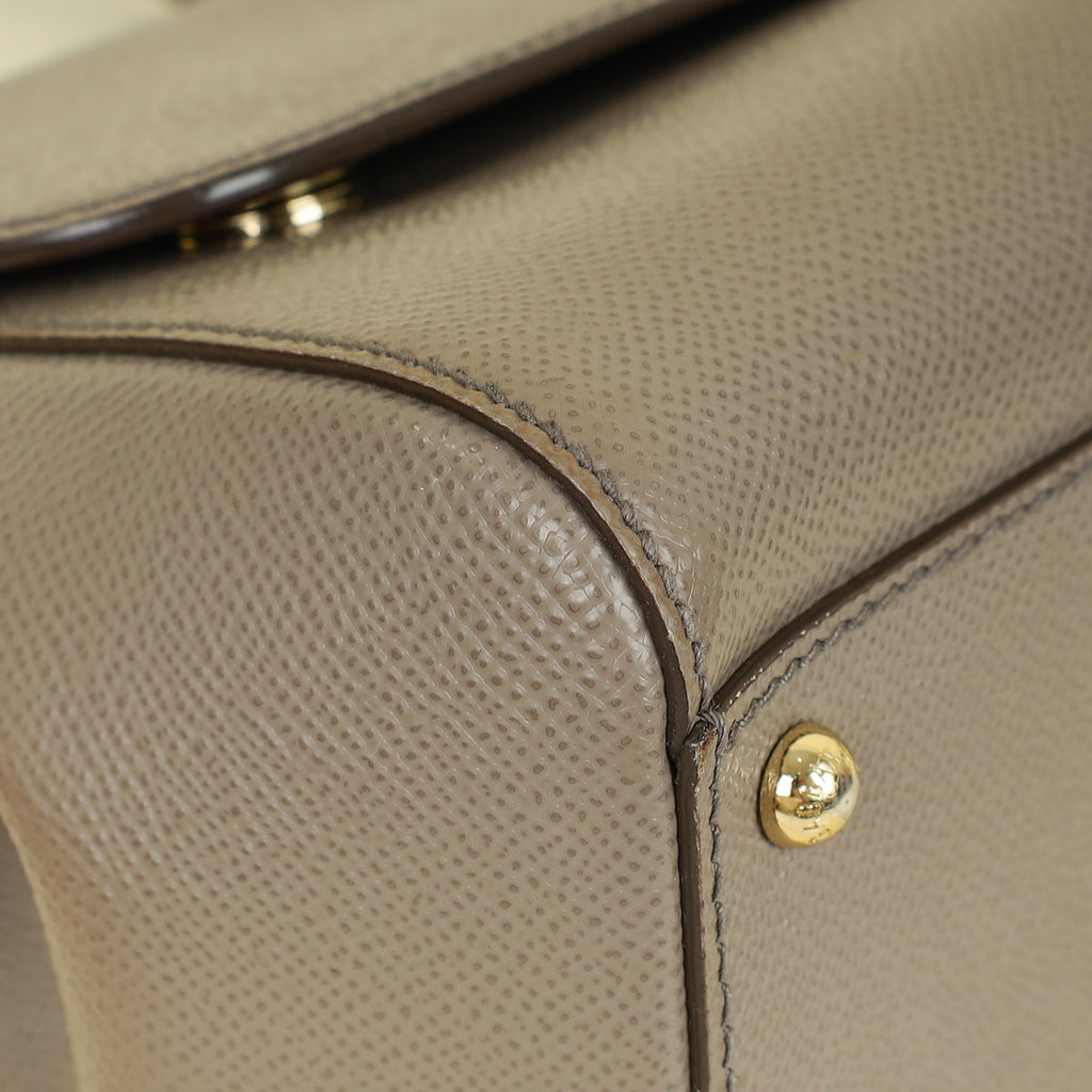 Dolce & Gabbana Gray Sicily Medium Bag