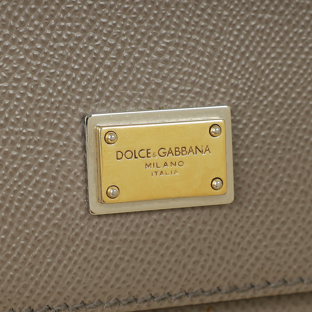 Dolce & Gabbana Gray Sicily Medium Bag