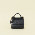 Dolce & Gabbana Black Mini Sicily 58 Shoulder Bag