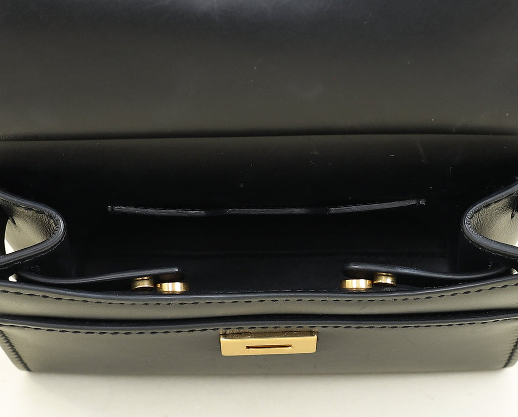 Dolce & Gabbana Black Mini Sicily 58 Shoulder Bag