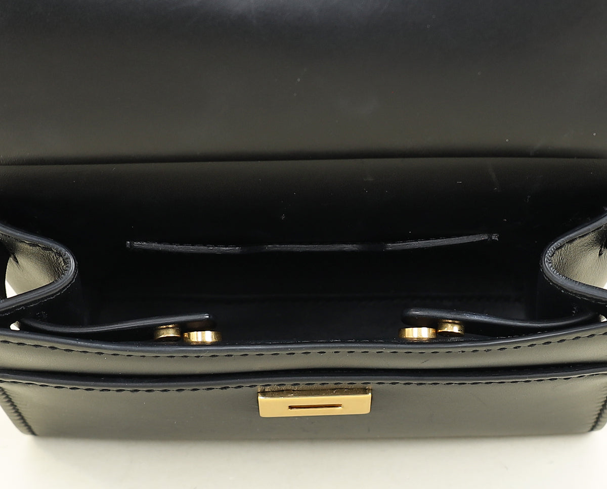 Dolce & Gabbana Black Mini Sicily 58 Shoulder Bag