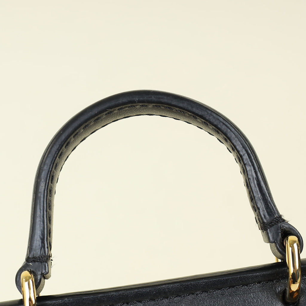 Dolce & Gabbana Tiger Multicolor Terry Cloth Mini Miss Sicily Top-Handle Bag