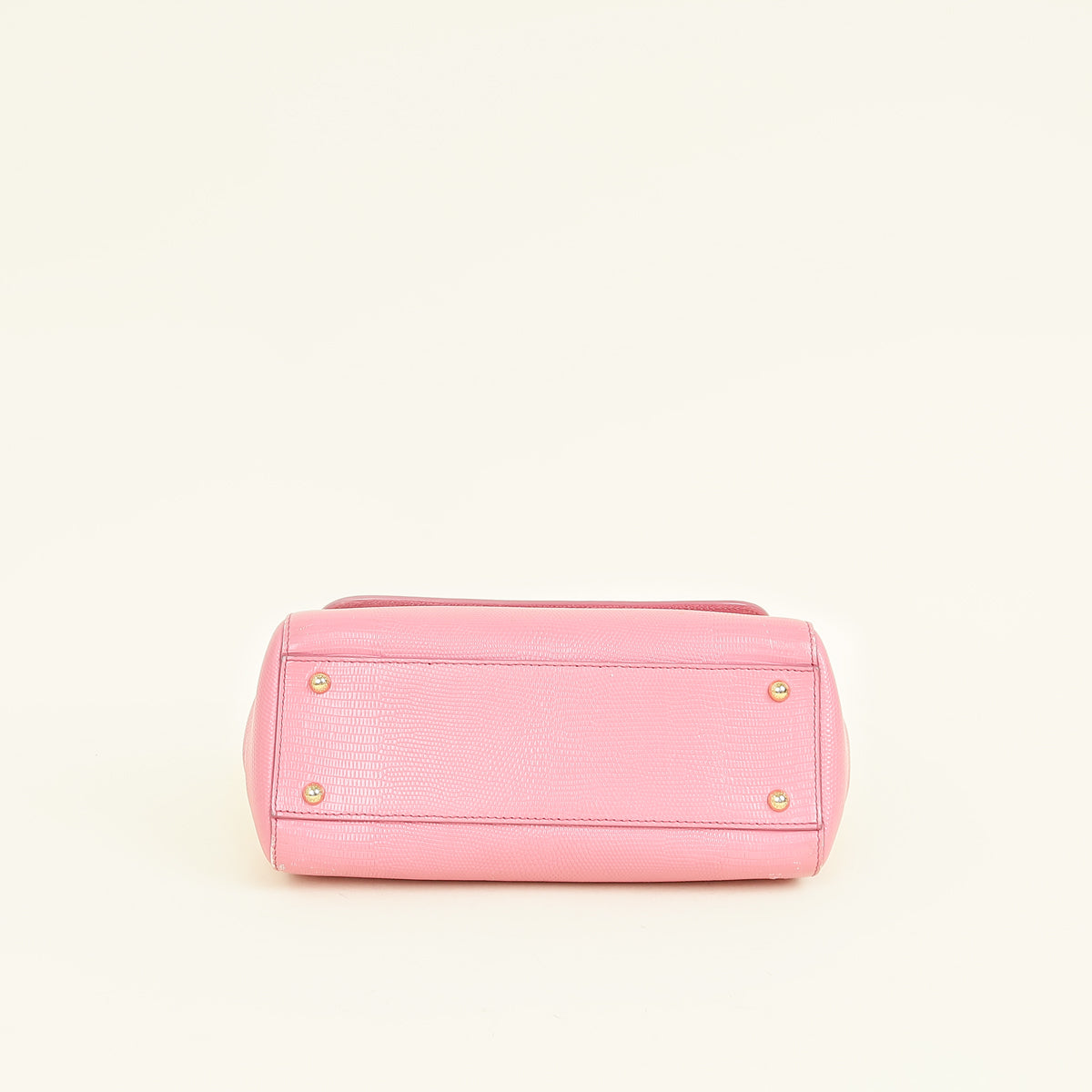 Dolce & Gabbana Pink Iguana Print Sicily Medium Bag
