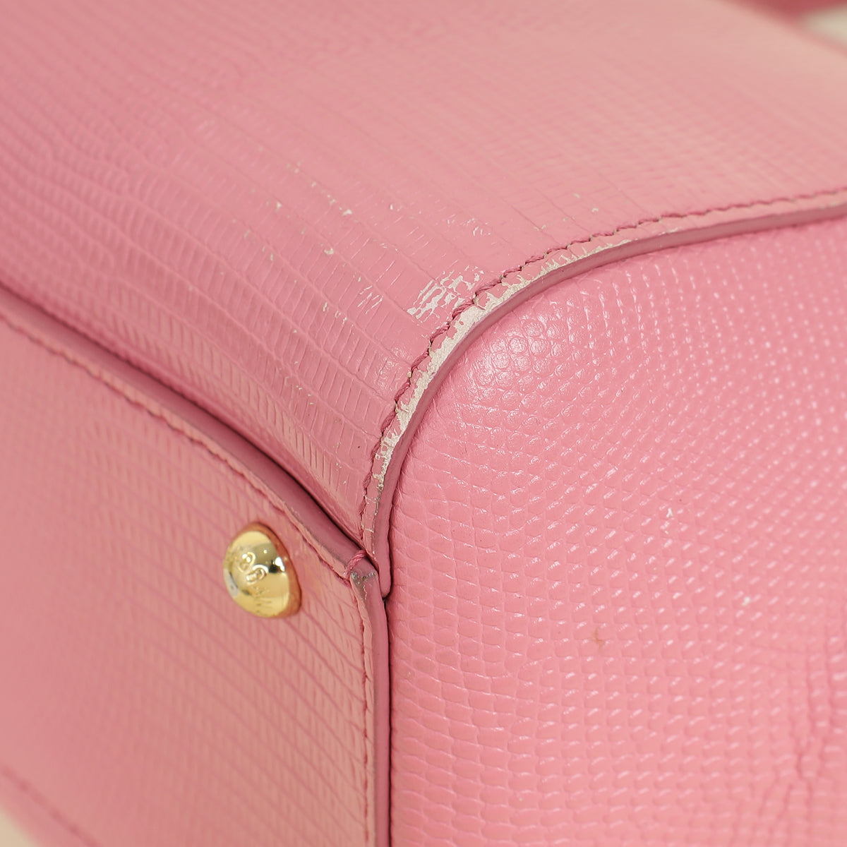 Dolce & Gabbana Pink Iguana Print Sicily Medium Bag